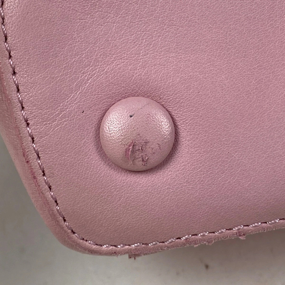 Celine logo Backpack Rucksack Daypack rucksack leather pink - Picture 4 of 7